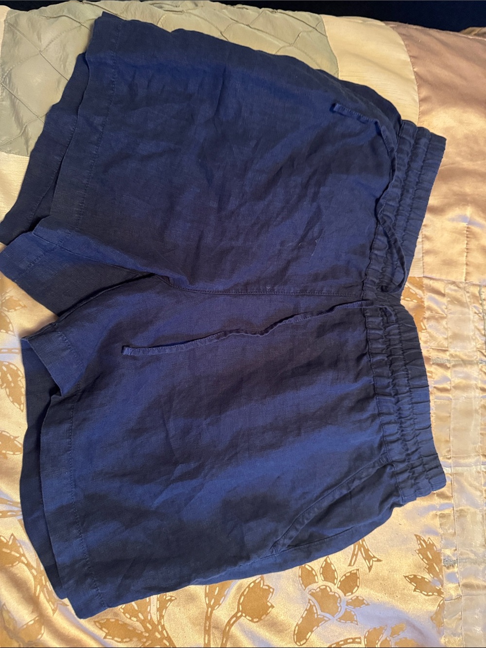 Tommy Bahama Navy Linen Shorts
